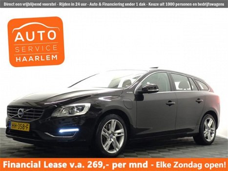 Volvo V60 - 2.4 D6 Twin Engine Summum Plug in Hybrid AWD 285pk, Schuifdak, Leer, Navi, Full - 1