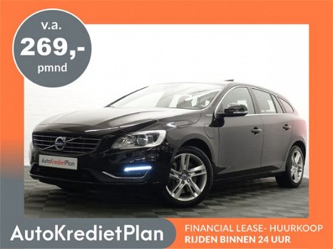 Volvo V60 - 2.4 D6 Twin Engine Summum Plug in Hybrid AWD 285pk, Schuifdak, Leer, Navi, Full - 1