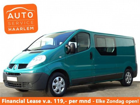 Renault Trafic - 2.0 dCi T29 L2 H1 Dubbel Cabine , 6 persoons, airco, navi - 1