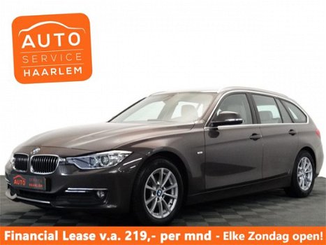 BMW 3-serie Touring - 320D High Executive Luxury Aut8, Leer, Navi, Xenon, ECC, LMV - 1