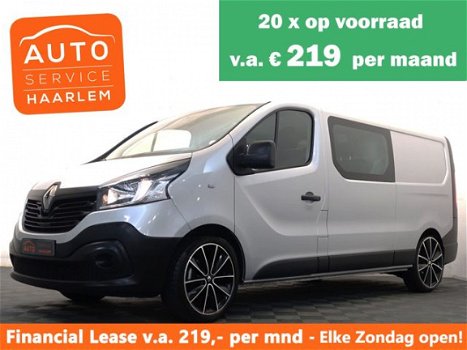 Renault Trafic - 1.6 DCi Bi Turbo L2 H1 DUBBELE CABINE Comfort LUXE , Navi, PDC, Nw model - 1