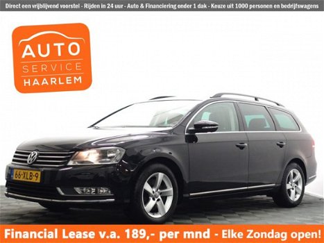 Volkswagen Passat Variant - 1.4 TSI Highline BlueMotion DSG7 Vol Leer, Navi, Flippers, ECC, LMV - 1