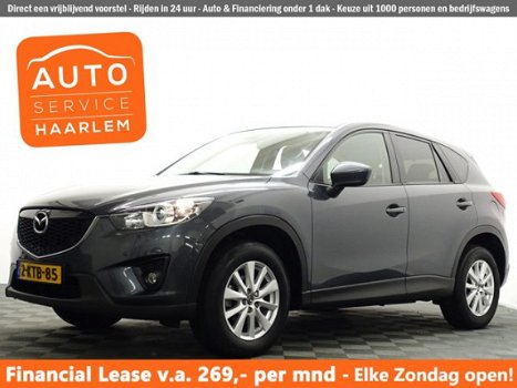 Mazda CX-5 - 2.0 TS+ 4WD 161pk Autom Vol Leder, Navi, Stoelverwarming, ECC, LMV - 1