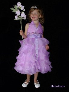 104  Lila bruidsmeisjes jurk  prinsessen verjaardagsjurk  Maxima