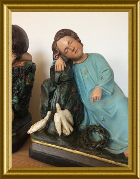 Twee mooie religie beelden : Jezus en Janneke - 3