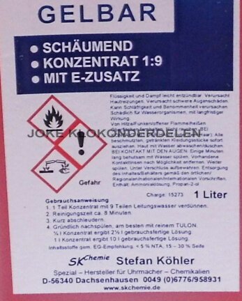 Gelbar rood = Reinigings concentraat = 30878 - Afbeelding 2