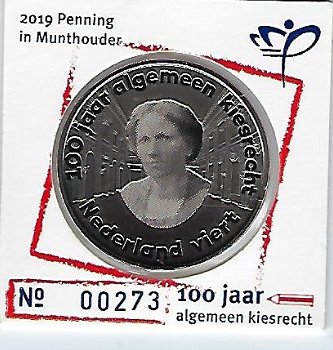 penning 100 jaar kiesrecht - 1