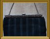 Oud zwart tasje // vintage black purse - 0 - Thumbnail