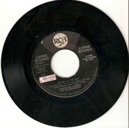 singel George Melachrino - Riders in the sky / Red river vally - nr. 1