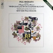 LP Paul Hindemith, New York Philharmonic Orchestra
