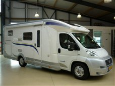 Euramobil Terresta 730 Garage 130PK Enkele Bedden, Airco. Cruise Controle, Zonnepaneel, Schotel