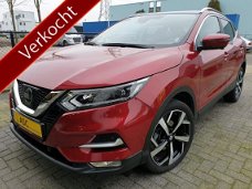 Nissan Qashqai - 1.2 DIG-T TEKNA (Automaat) Leder Navigatie-360Camera Panoramadak Xenon