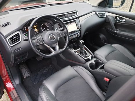 Nissan Qashqai - 1.2 DIG-T TEKNA (Automaat) Leder Navigatie-360Camera Panoramadak Xenon - 1