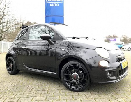 Fiat 500 - CABRIO SPORT TwinAir Turbo ECC-CLIMA PDC SPORT-UITVOERING DIGITALE COCKPIT 1-EIGEN.NL-AUT - 1