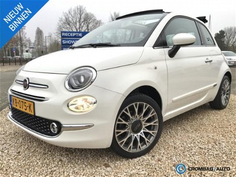 Fiat 500 - CABRIO LOUNGE TwinAir Turbo NW.MODEL AIRCO NAVI ELECTR.DAK BLUETOOTH CHROOM AFWERKING 1-E - 1