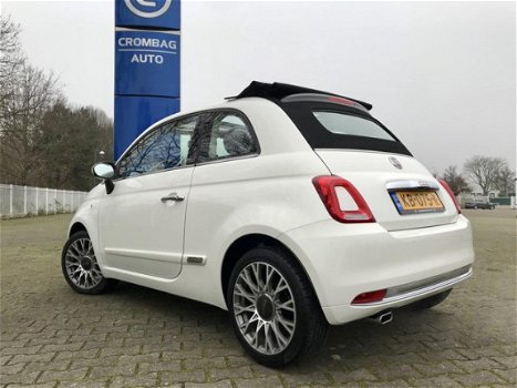 Fiat 500 - CABRIO LOUNGE TwinAir Turbo NW.MODEL AIRCO NAVI ELECTR.DAK BLUETOOTH CHROOM AFWERKING 1-E - 1