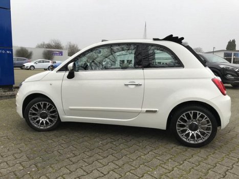 Fiat 500 - CABRIO LOUNGE TwinAir Turbo NW.MODEL AIRCO NAVI ELECTR.DAK BLUETOOTH CHROOM AFWERKING 1-E - 1