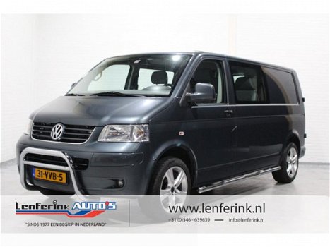 Volkswagen Transporter - 2.5 TDI 131 pk Dubbel Cabine Automaat, Airco, Cruise Control, Trekhaak - 1