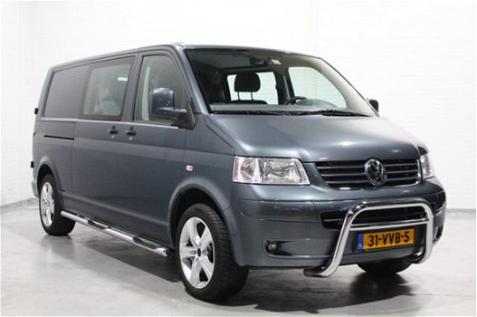 Volkswagen Transporter - 2.5 TDI 131 pk Dubbel Cabine Automaat, Airco, Cruise Control, Trekhaak - 1