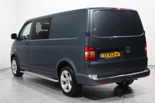 Volkswagen Transporter - 1.9 TDI 102pk Dubbel Cabine Airco, Cruise, Navi, Trekhaak, PDC Achter - 1