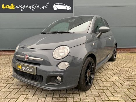 Fiat 500 - 1.2 500S * techno grey * 16” zwart * alcantara - 1