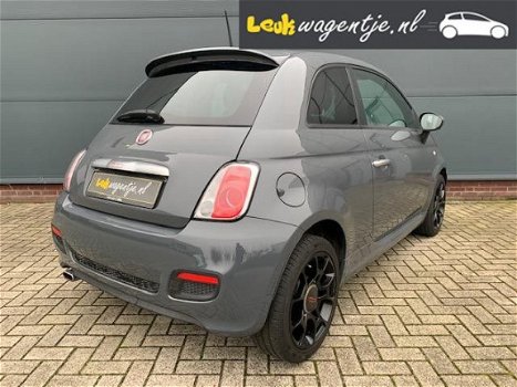 Fiat 500 - 1.2 500S * techno grey * 16” zwart * alcantara - 1