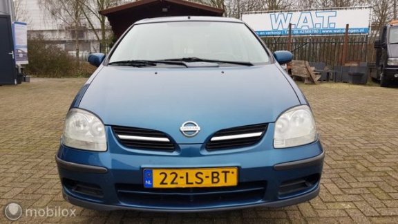 Nissan Almera Tino - 1.8 Visia # Airco Clima / Trekhaak / NAP / APK / 2e eig - 1