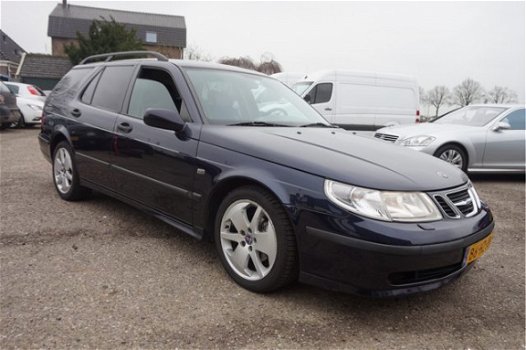 Saab 9-5 Estate - 2.3t Arc , AUTOMAAT, HALF LEDER, AIRCO, TREKHAAK, CRUISE CONTROLE, APK 06-01-2021 - 1