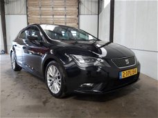 Seat Leon - 1.6 TDI Limited Edition III 1e EIGENAAR LED HALF LEER LEER NAVI ECC CRUISE