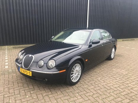 Jaguar S-type - 2.7D V6 AIRCO / CRÈME LEDER / GROOT TV NAVI / PDC / XENON / MEMORY STOELEN / FULL OP - 1