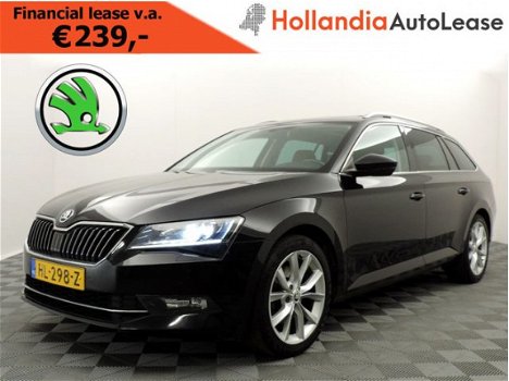 Skoda Superb Combi - 1.6 TDI DSG Aut7 Ambition Bsn (leer, panodak, camera) - 1