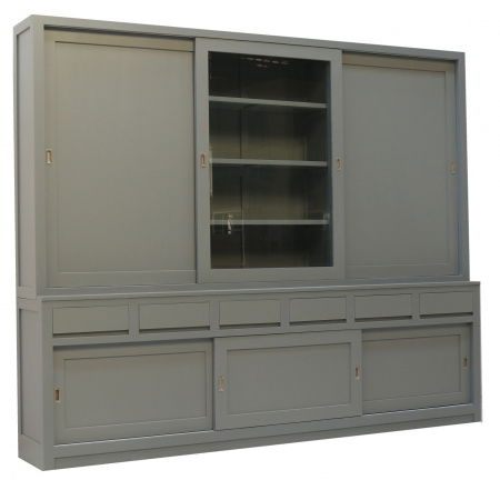 Buffetkast XL design grijs 300 x 250cm dichte zijdeuren - nr. 1