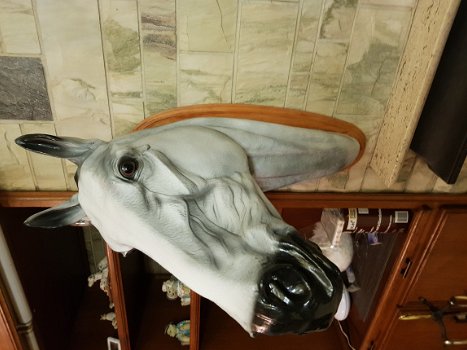 Paardenhoofd uit polyester 74 cm - 1