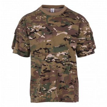 Airsoft T-shirt camouflage tactical pocket - 1