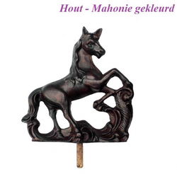 === Klok paardje = Hout = nieuw = 27206