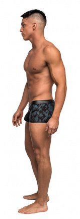 Strappy Short Blauw-Zwart S t/m XL - Afbeelding 3