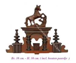 Kuif ornament = oud = zie omschrijving 41593