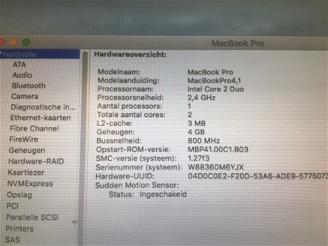 MacBook Pro 15inch begin 2008 - 2
