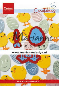 Marianne Design, Creatable , Tiny's Easter Chick ; LR0644 - 1