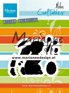 Marianne Design, Craftable , Bunny by Marleen ; CR1498