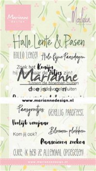Marianne Design, Clearstamp, Hallo lente & pasen ; CS1043 - 1
