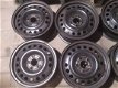 4 Stalen Velgen 5x110 Opel Zafira A Meriva 1,7 CDTI 15 Inch - 1 - Thumbnail