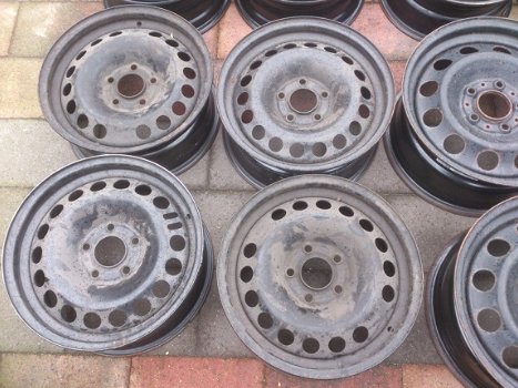 4 Stalen Velgen Opel Meriva B Astra H Vectra C 15 Inch 5x110 - 3