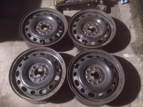 4 Stalen Velgen Mazda 3 5 6 626 Premacy 15 Inch 5x114,3 - 1