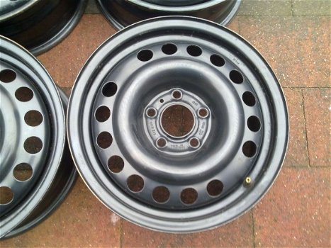 4 15 Inch Stalen Velgen Opel Zafira A Meriva 1,7 CDTI 5x110 - 2