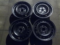 4 Stalen velgen 15 Inch Audi A4 A6 Vw Golf 5 6 Passat 5x112