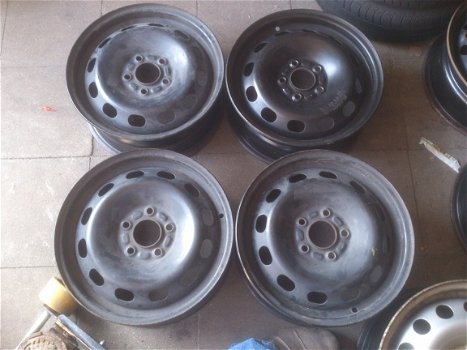 4 Stalen Velgen 15 Inch 5x108 Ford Focus 2 C Max - 1