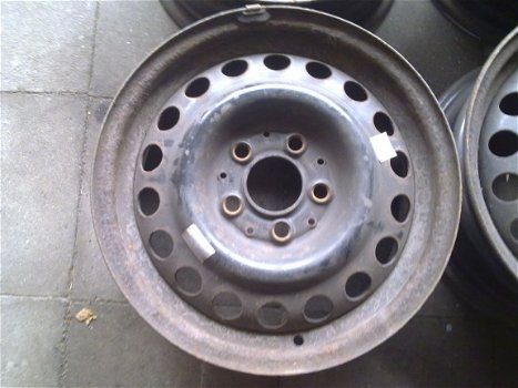 4 Stalen velgen Mercedes Benz 190 E klasse 15 Inch 5x112 - 2