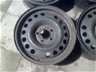 4 Stalen Velgen Opel Zafira A Meriva 15 Inch 5x110 - 2 - Thumbnail