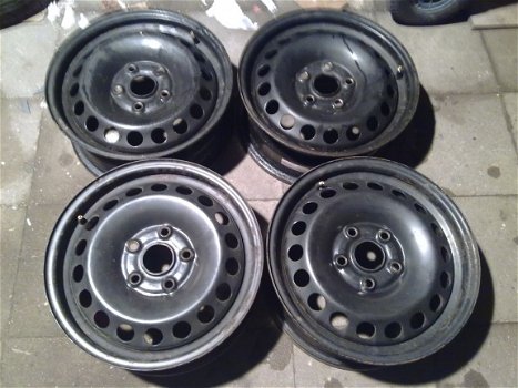 4 Stalen velgen 15 Inch Vw Touran Golf 5 6 Jetta 5x112 - 3